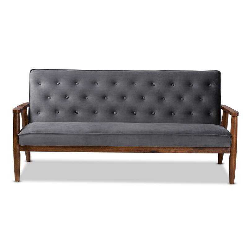 Carson Carrington Badarna Modern Upholstered 3-seater Sofa