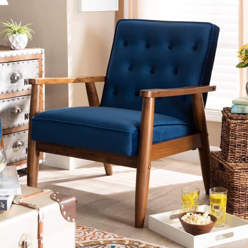 Carson Carrington Badeboda Mid-century Modern Upholstered Lounge Chair
