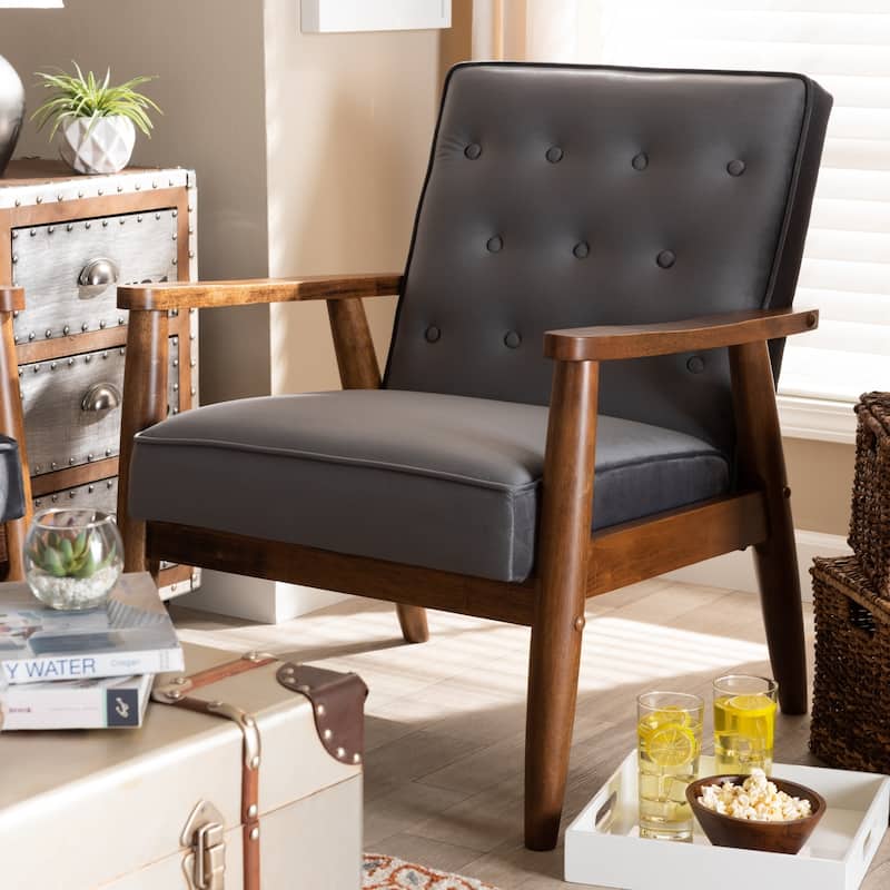 Carson Carrington Badeboda Mid-century Modern Upholstered Lounge Chair
