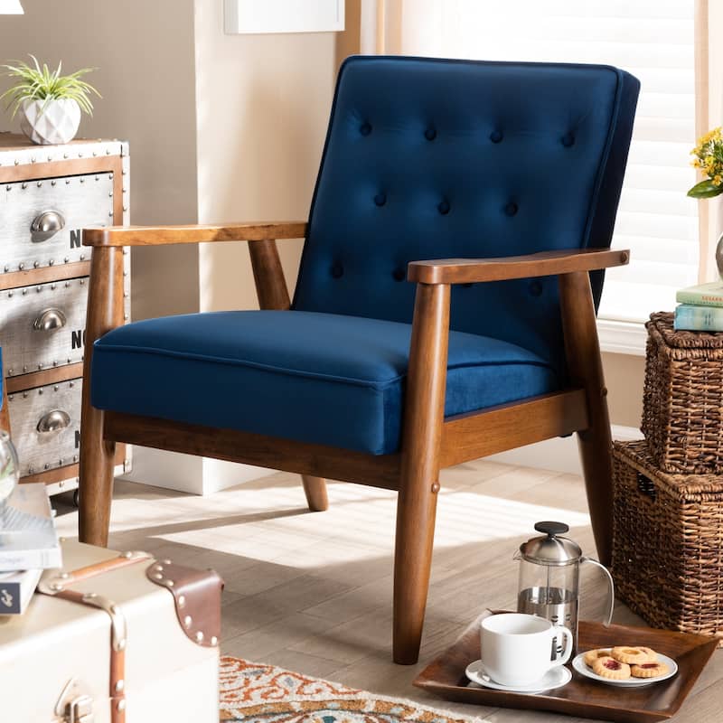 Carson Carrington Badeboda Mid-century Modern Upholstered Lounge Chair