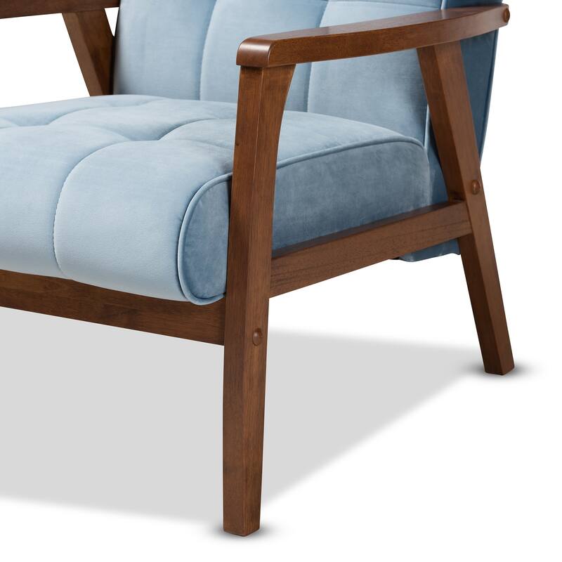 Carson Carrington Bada Mid-century Modern Upholstered 3-piece Living Room Set