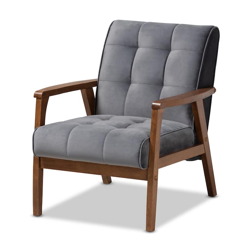 Carson Carrington Bada Mid-century Modern Upholstered 3-piece Living Room Set - Grey