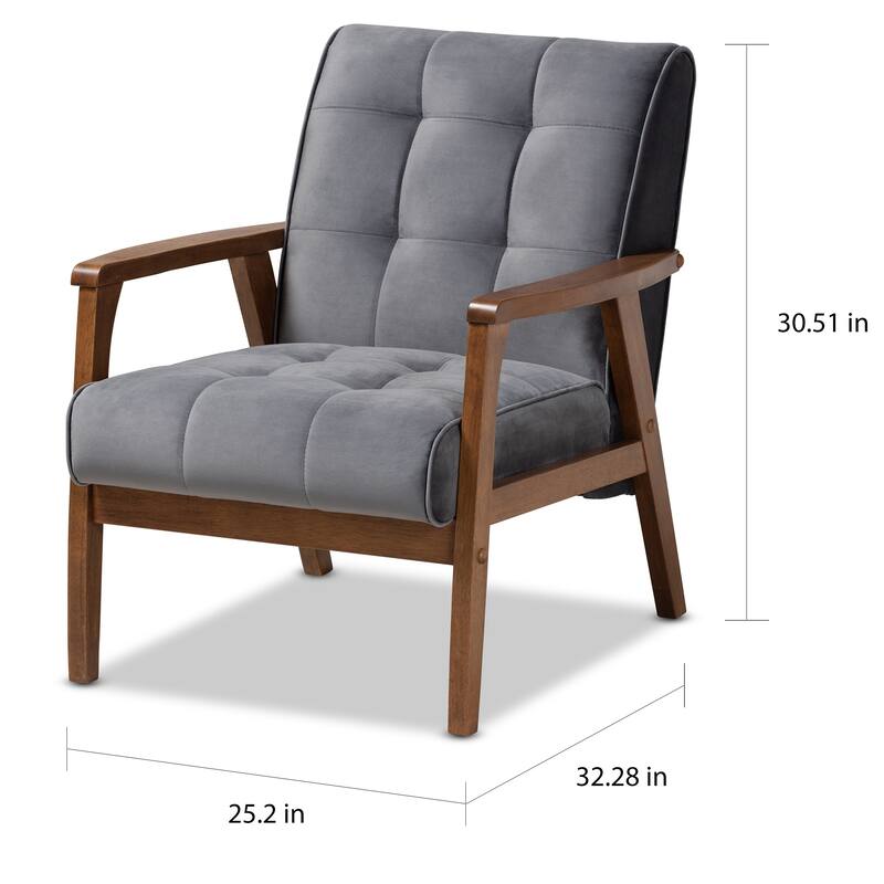 Carson Carrington Bada Mid-century Modern Upholstered 3-piece Living Room Set