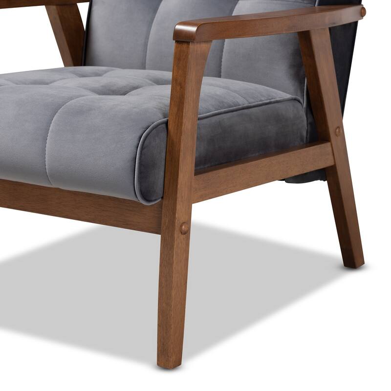 Carson Carrington Bada Mid-century Modern Upholstered 3-piece Living Room Set