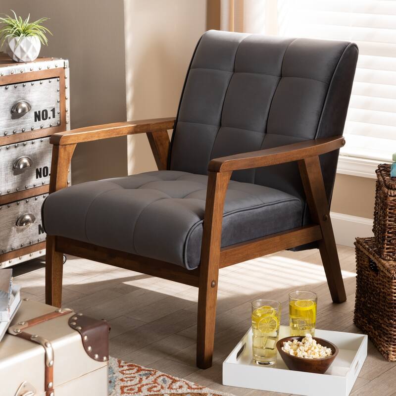 Carson Carrington Bada Mid-century Modern Upholstered 3-piece Living Room Set