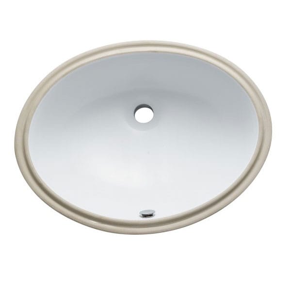 Courtyard Undermount White Lavatory Sink