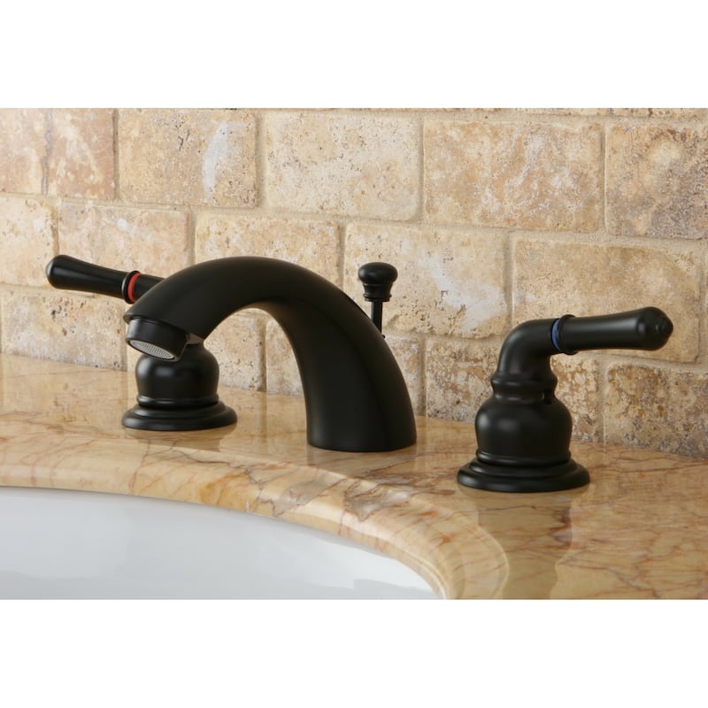 Kingston Brass Magellan Dark Oil Rubbed Bronze Mini-widespread Bathroom Faucet