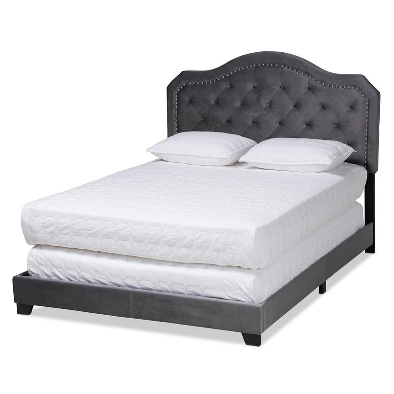 Gracewood Hollow Tansi Modern Upholstered Button-tufted Bed
