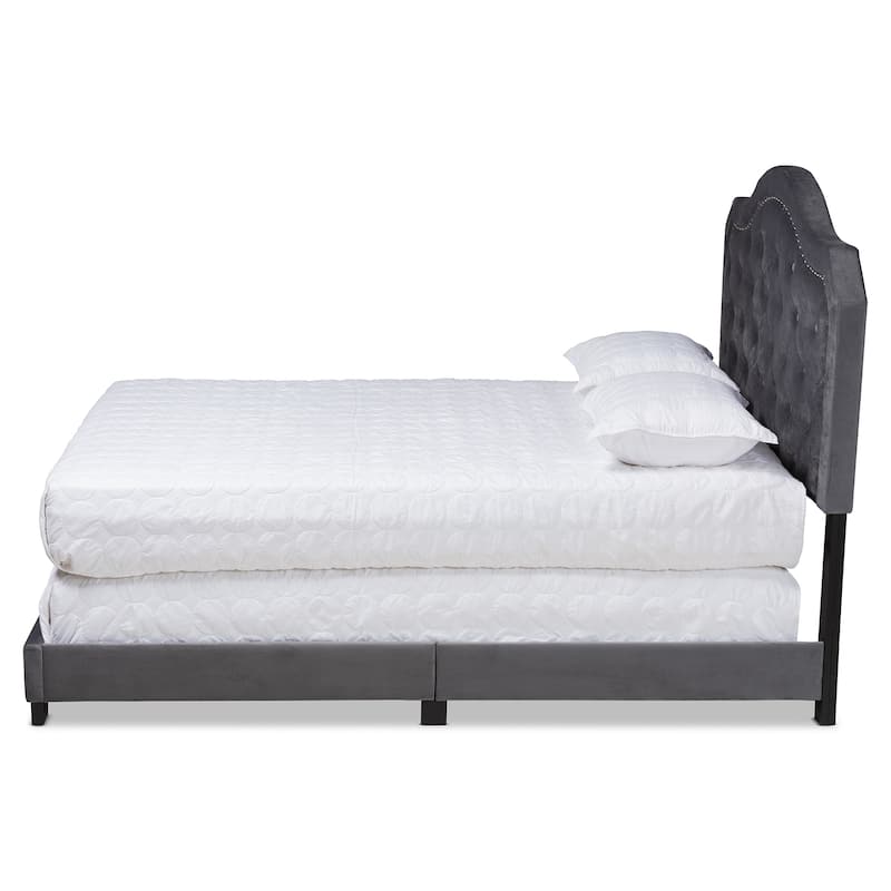 Gracewood Hollow Tansi Modern Upholstered Button-tufted Bed