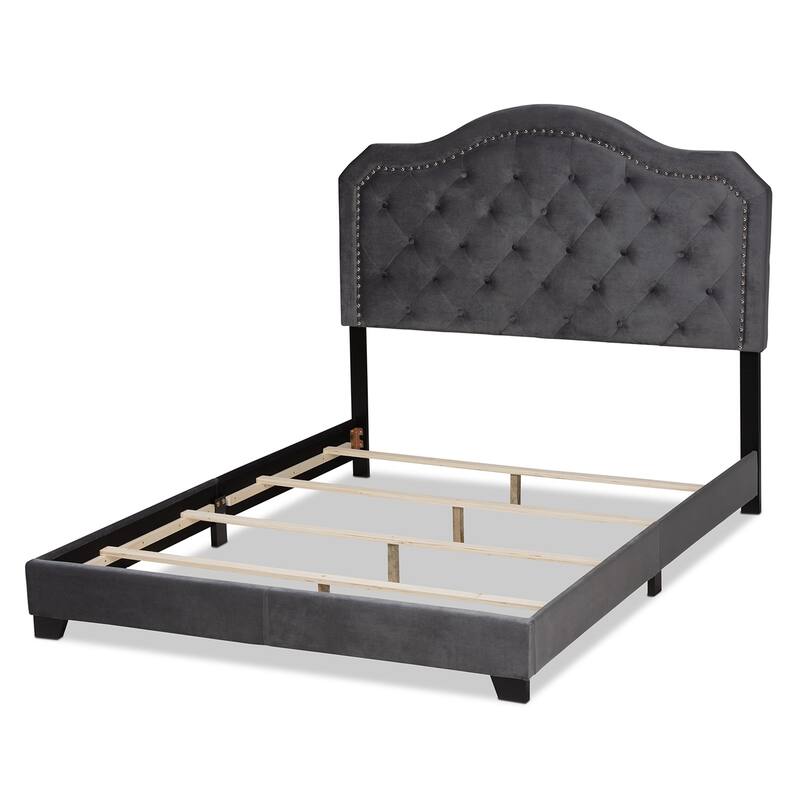 Gracewood Hollow Tansi Modern Upholstered Button-tufted Bed