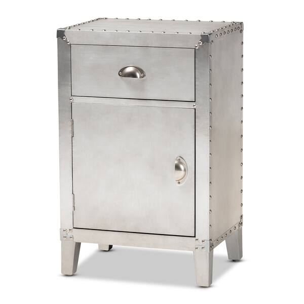 Shop Carbon Loft Boughdadly French Industrial Silver Metal 1 Door
