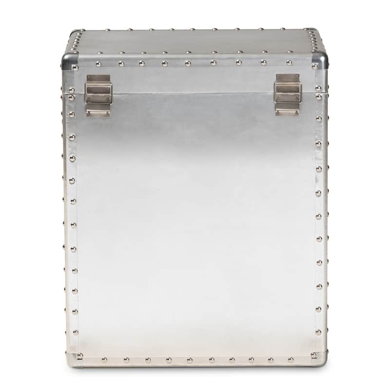 Carbon Loft Rameses Silver Metal 2-drawer Storage Cabinet