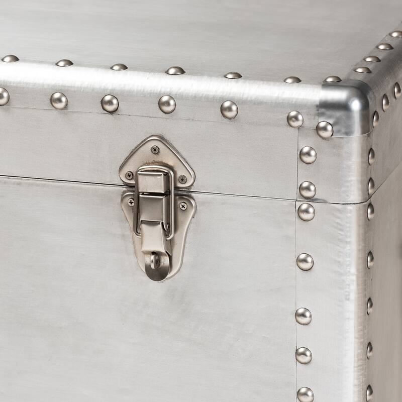 Carbon Loft Rameses Silver Metal 3-drawer Storage Cabinet