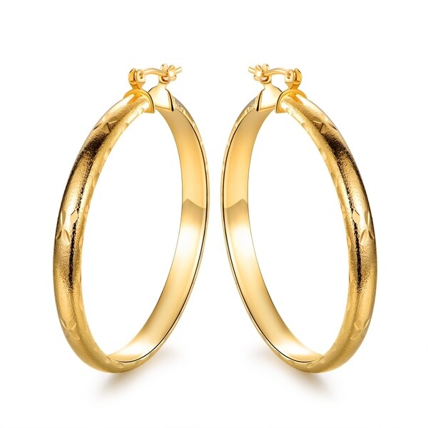 18k gold earrings