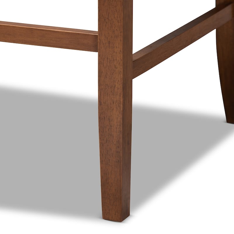 Carson Carrington Badstusund Upholstered Button Tufted Bar Stool Bench