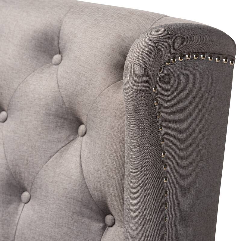 Carson Carrington Badstusund Upholstered Button Tufted Bar Stool Bench