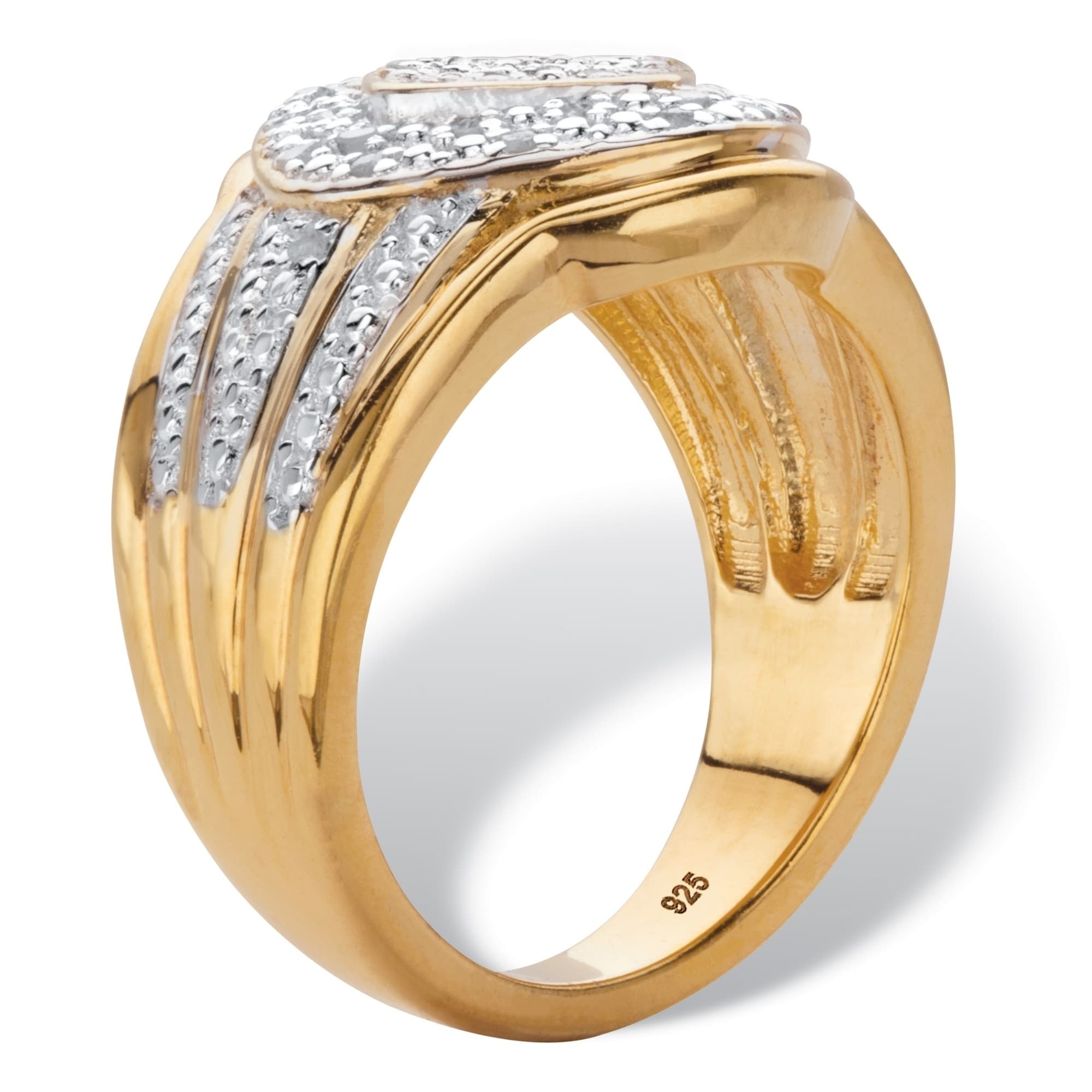 1//10 cttw, Diamond Wedding Band in 10K White Gold Size-11.75 G-H,I2-I3