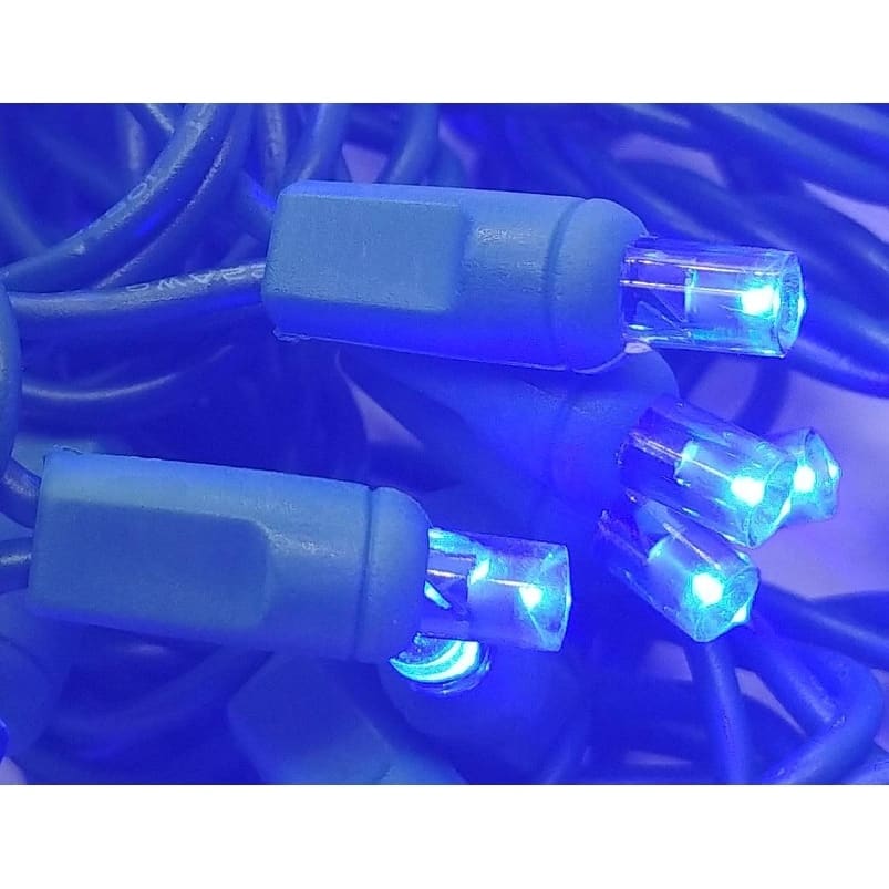 Blue LED Light String Set of 70 Lights 5MM