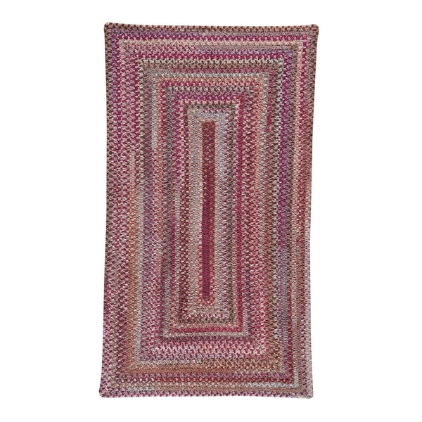 Alliance Ruby Braided Rugs Concentric Rectangle Rug - 9' 6" x 9' 6"