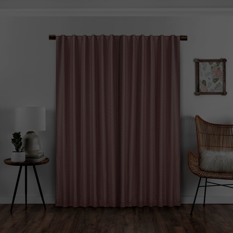 Eclipse Nora Crochet Absolute Zero Blackout Window Panel