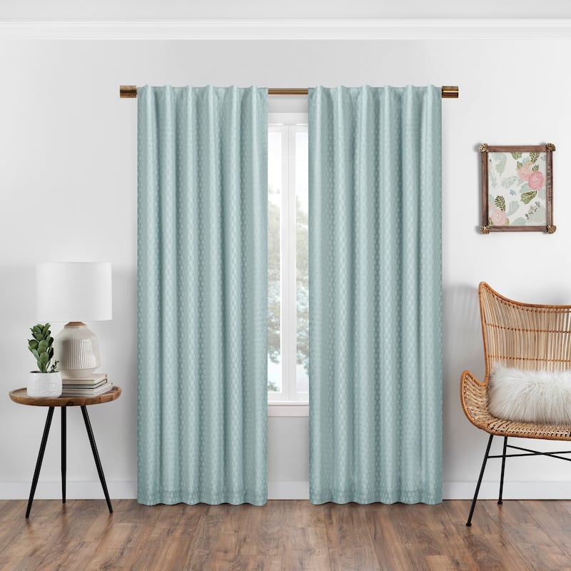 Eclipse Nora Crochet Absolute Zero Blackout Window Panel