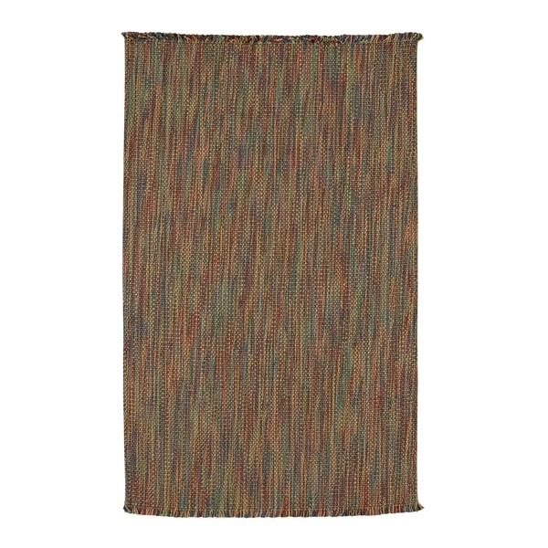 Coastal Multitones Flat Woven Vertical Stripe Rectangle Rug - 8' x 5'
