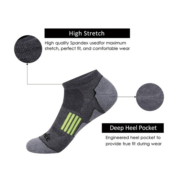 mens black running socks