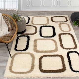 Sylvan Cream Blocks Pattern Rug - Bed Bath & Beyond - 29557717