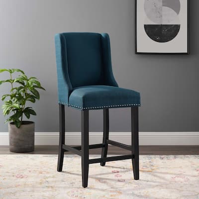 Baron Upholstered Fabric Counter Stool