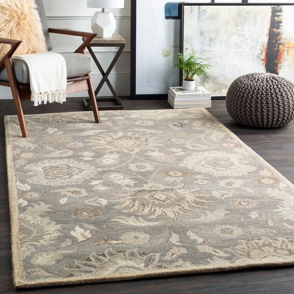 Hand-Tufted Patchway Wool Rug - 2' x 4' Hearth