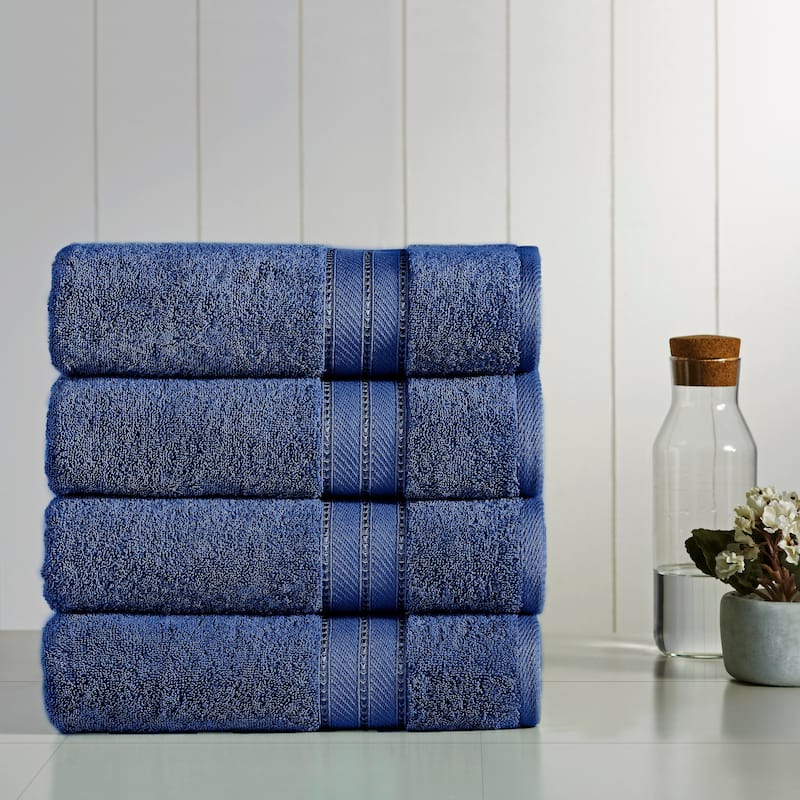 Modern Threads 4 Pack SpunLoft™ Bath towel - 30x54 - Navy