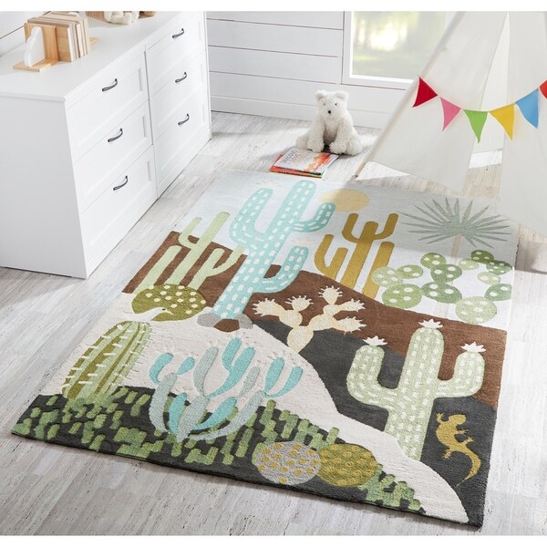 Momeni Lil Mo Classic Hand Hooked Cotton Area Rug