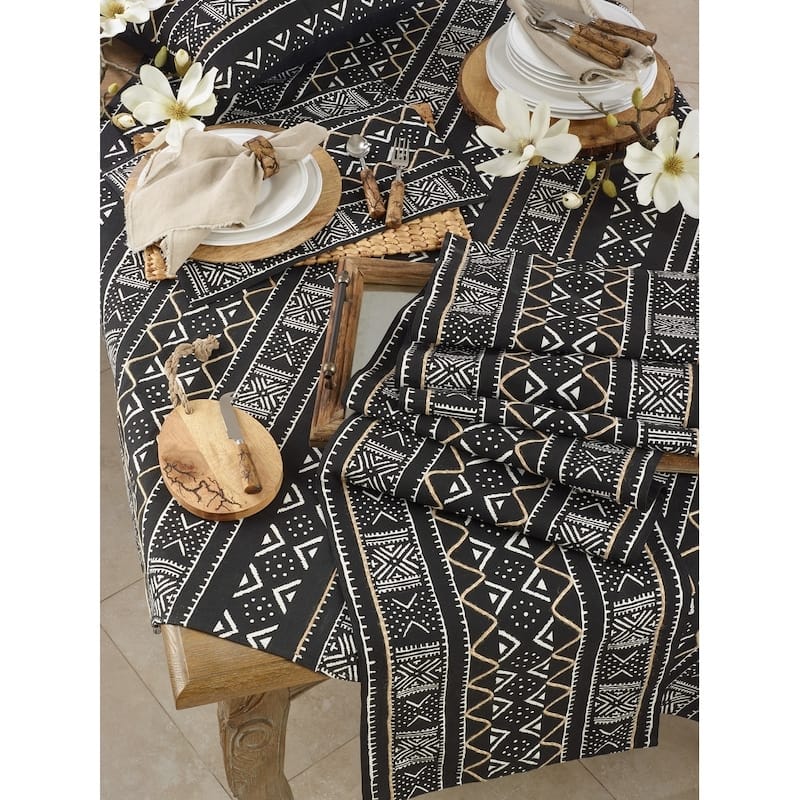 Cotton Mud Cloth Table Runner