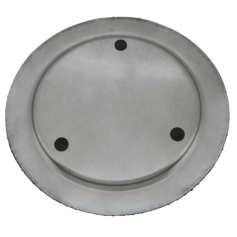 Dot Rim Metal Charger Plates (Set of 4)