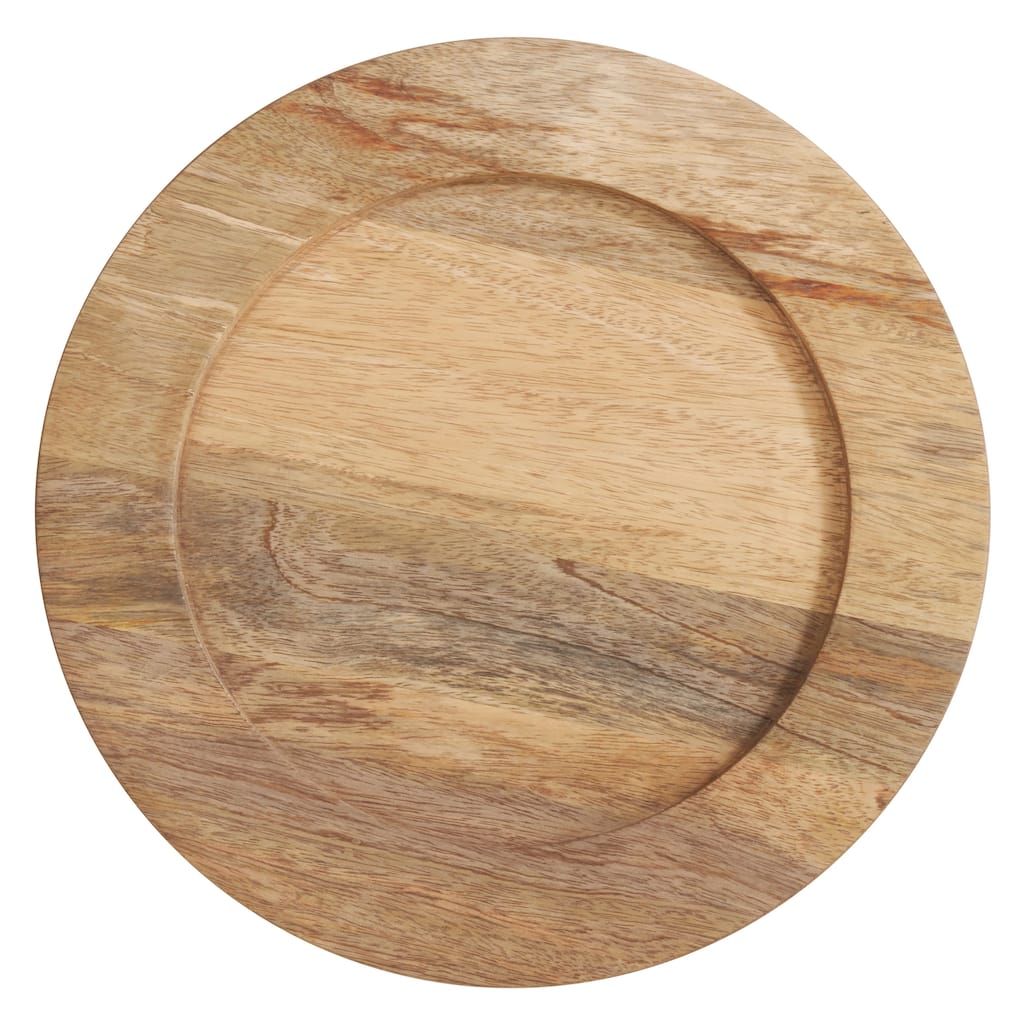 Wood Charger Plates (Set of 4)