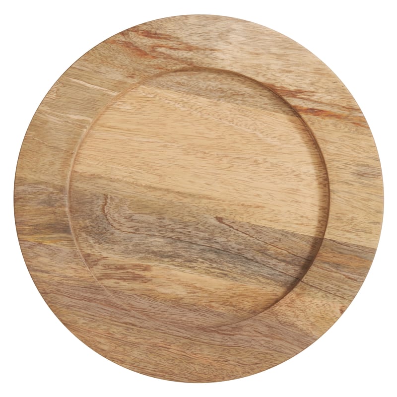 Wood Charger Plates (Set of 4)