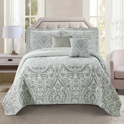 Serenta Visionary Microfiber 5-piece Quilt Set