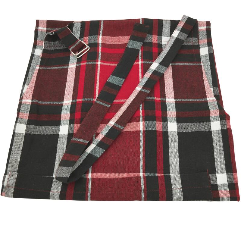 Classic Plaid Cotton Apron