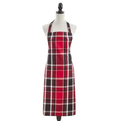 Classic Plaid Cotton Apron