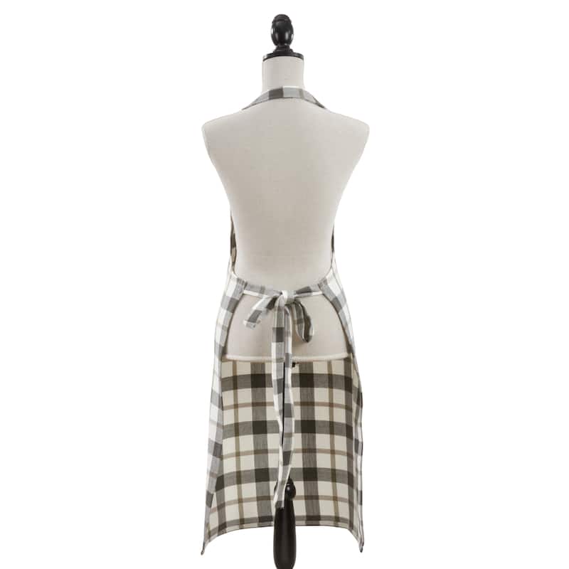 Plaid Kitchen Apron