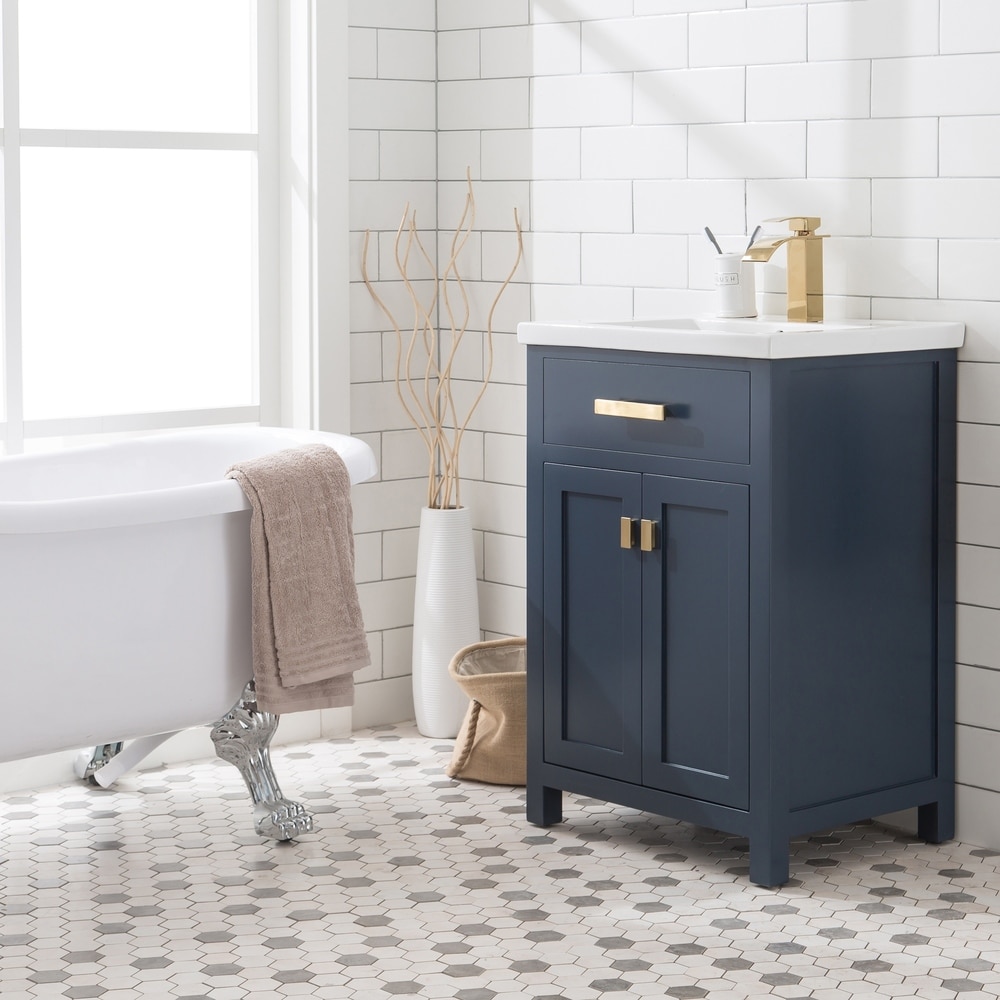 Donovan Single Bathroom Vanity (24–48) - Blue/Green