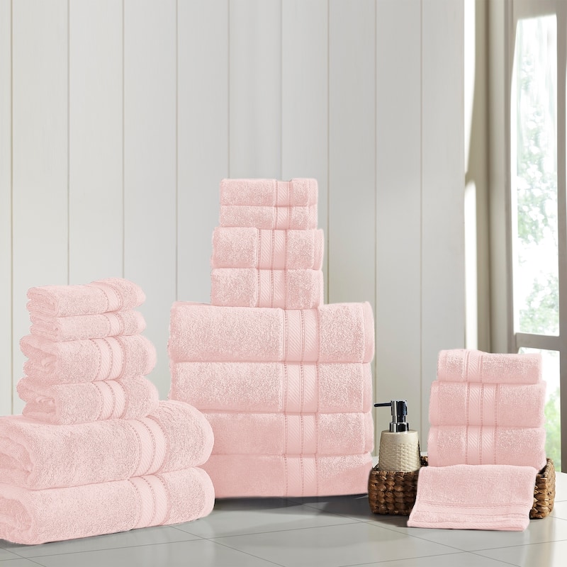 Modern Threads 18-Piece SpunLoft™ Towel Set - Blush