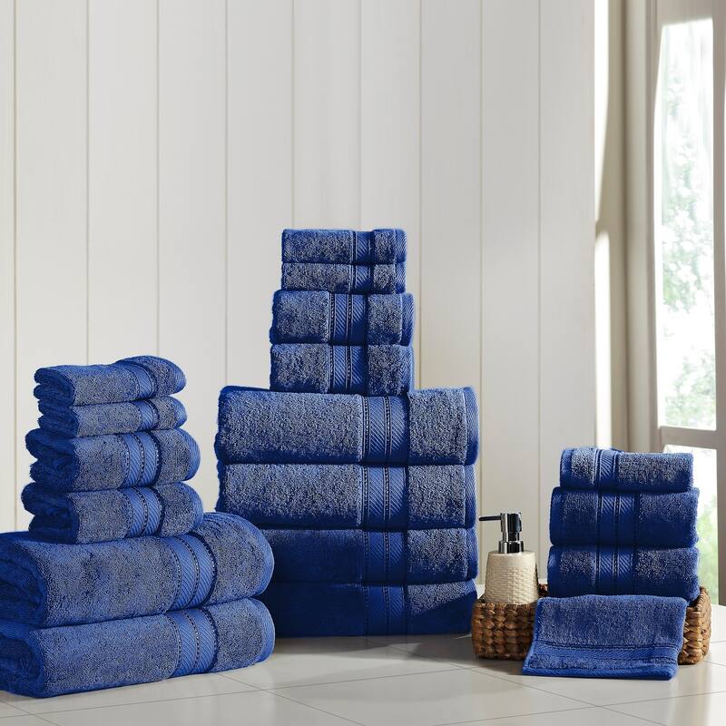 Modern Threads 18-Piece SpunLoft™ Towel Set - Navy