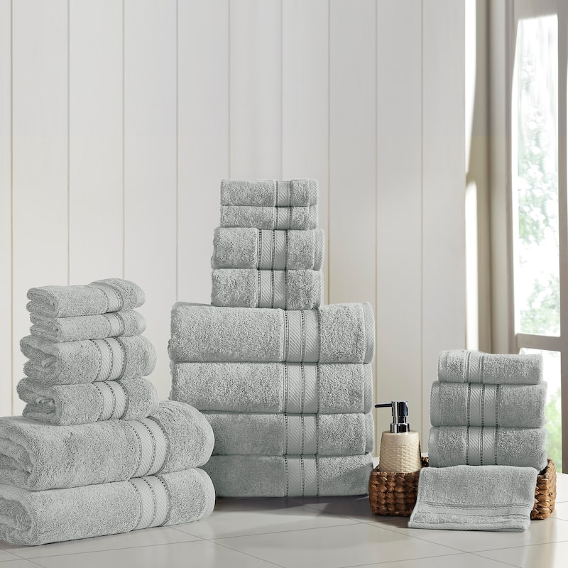 Modern Threads 18-Piece SpunLoft™ Towel Set - Grey