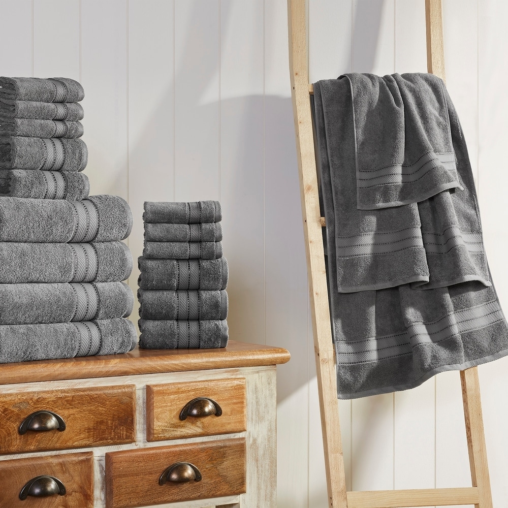 Modern Threads 700GSM 100% Turkish Cotton 6-piece Towel Set - Bed Bath &  Beyond - 15200431