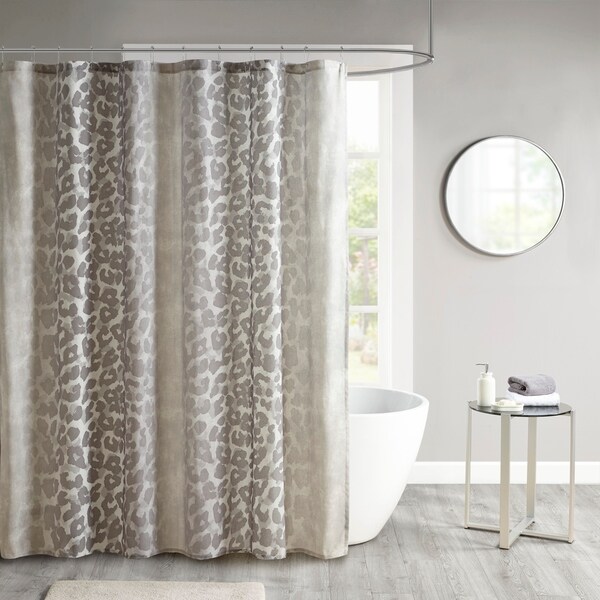 neutral shower curtains