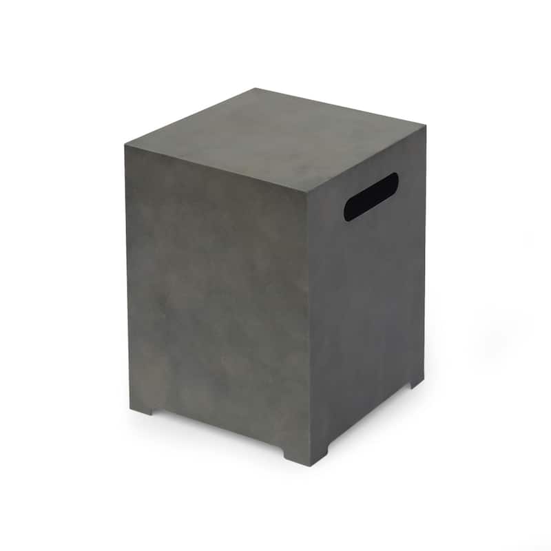 Wellington Outdoor 40-Inch Square Fire Pit with Tank Holder by Christopher Knight Home