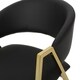 preview thumbnail 4 of 9, Gazo Modern Upholstered Dining Chair (Set of 2) by Christopher Knight Home