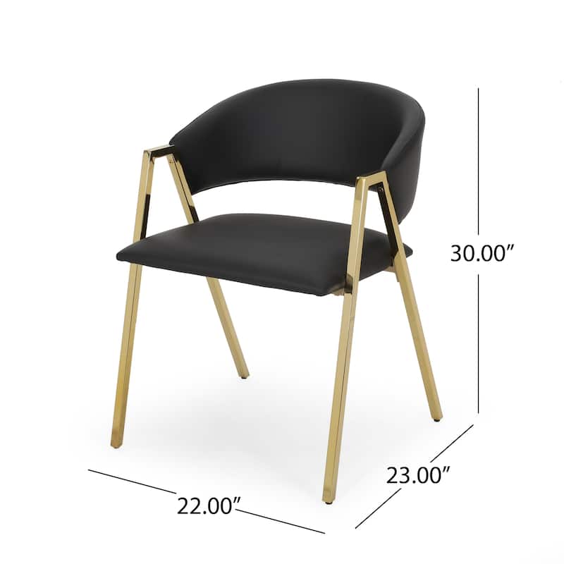 Gazo Modern Upholstered Dining Chair (Set of 2) by Christopher Knight Home