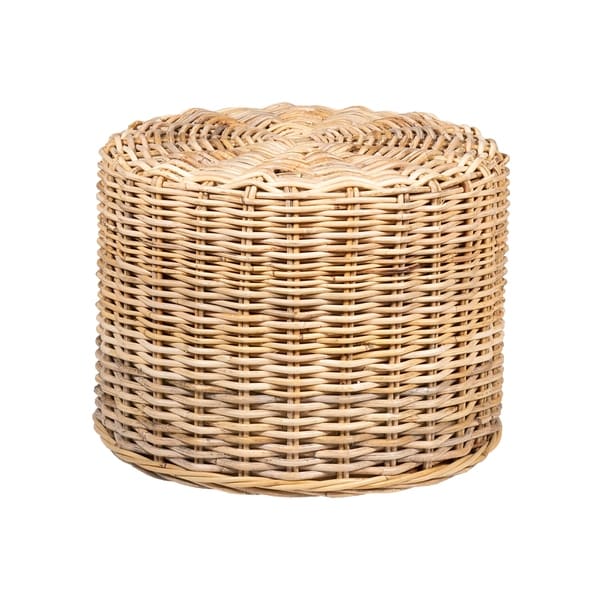 Round discount wicker stool